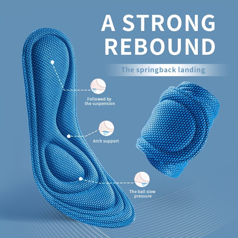 Insole Memory Foam - Plantillas Deportivas de Espuma Viscoelástica para