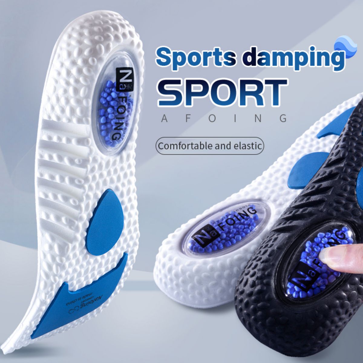 Insole Memory Foam - Plantilla deportiva mejorada con absorción de