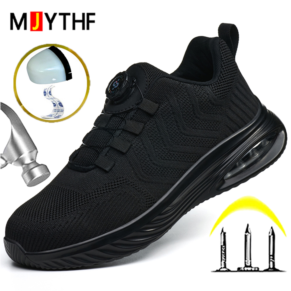 Sneakers Care - Zapatos de Seguridad con Botón Giratorio