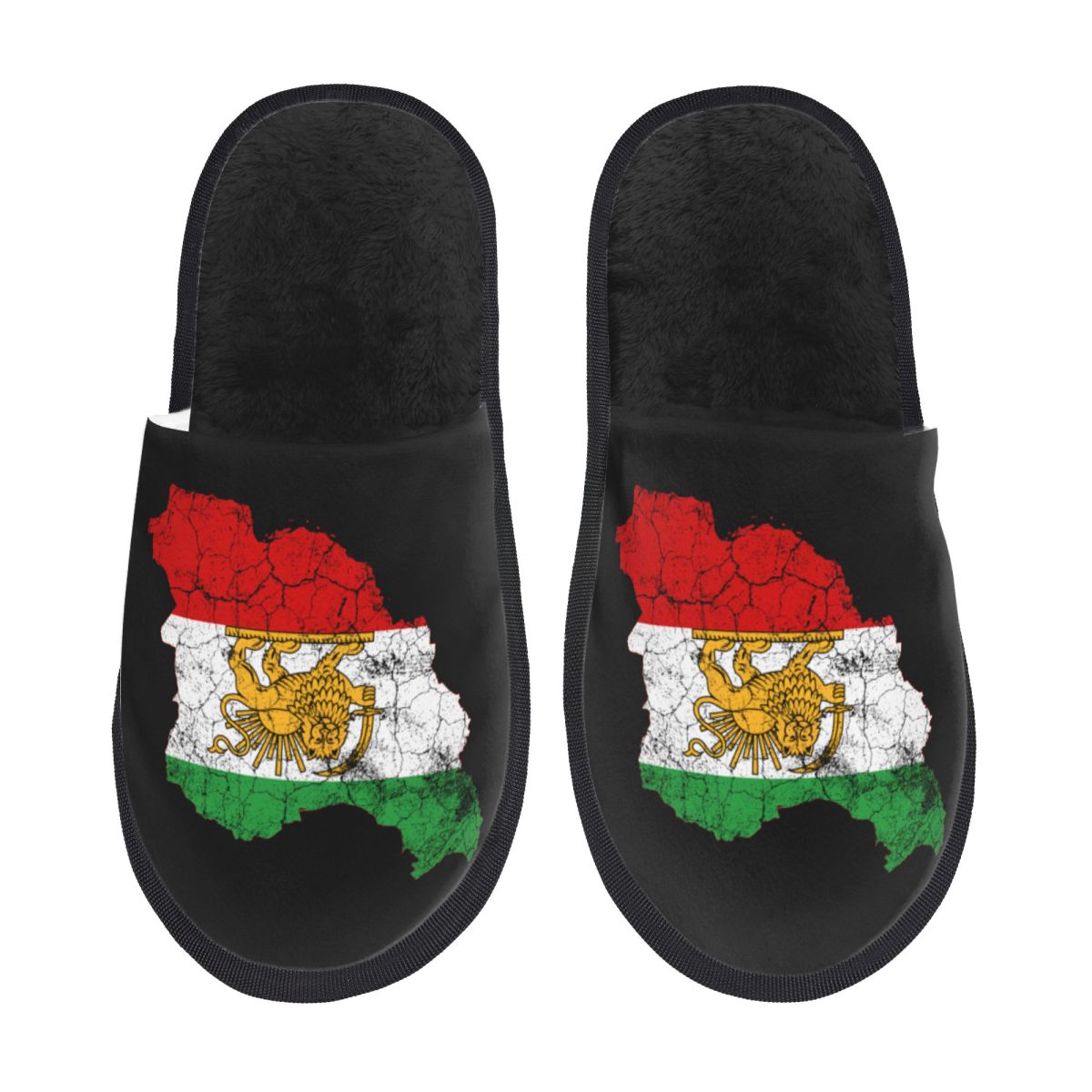 Insole Memory Foam - Pantuflas de casa personalizadas con mapa