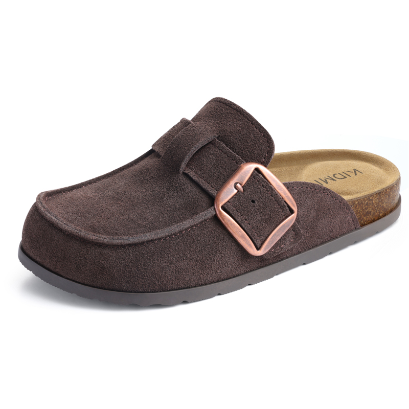 Zuecos de gamuza genuina Litfu - Insole Memory Foam reseña y precio
