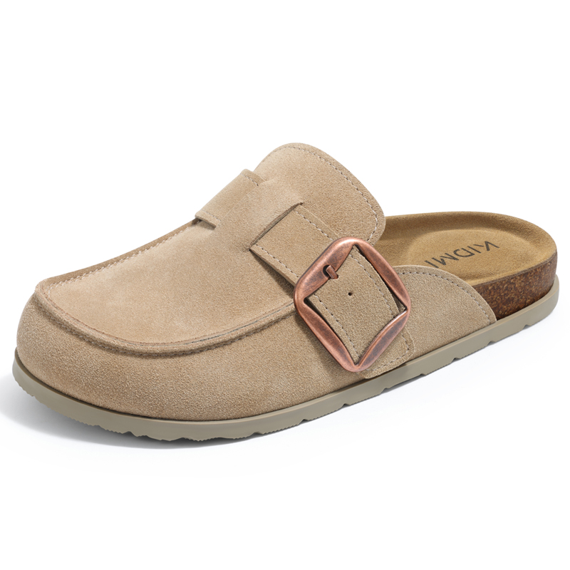 Zuecos de gamuza genuina Litfu - Insole Memory Foam reseña y precio