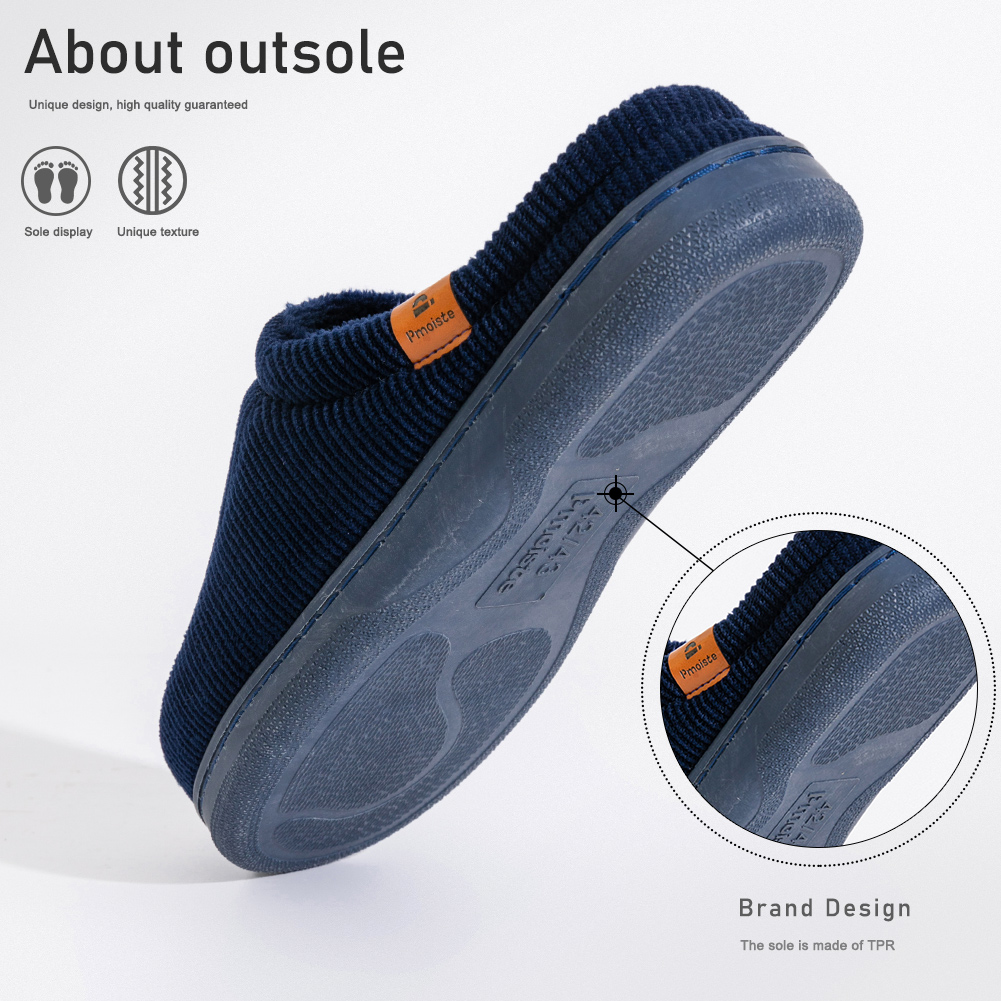 Pantuflas de invierno para hom - Insole Memory Foam reseña y precio