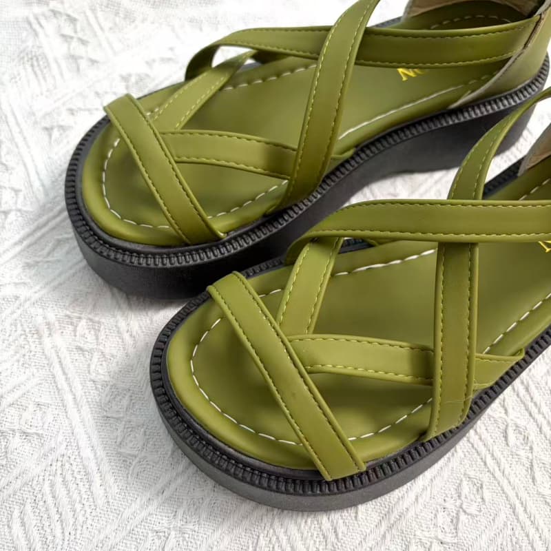 Sandalias de Plataforma con Ti - Insole Memory Foam reseña y precio