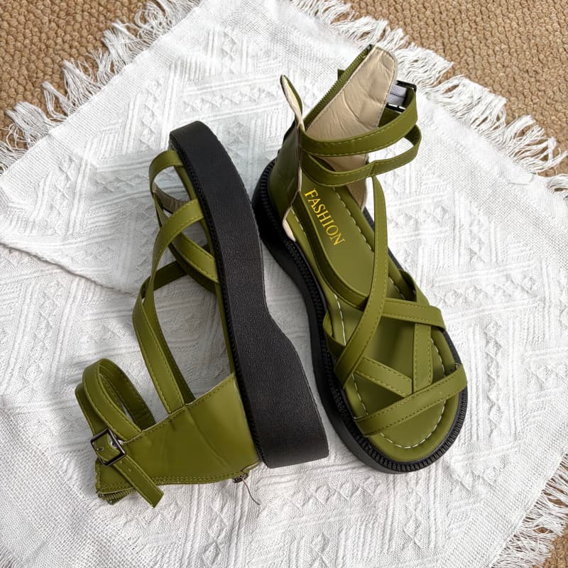 Sandalias de Plataforma con Ti - Insole Memory Foam reseña y precio